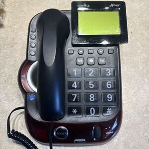 Clarity Alto Plus Amplified Single Line Phone Hearing Impaired Red Tested & Work
